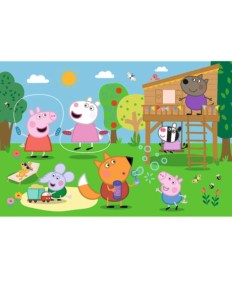 Trefl Maxi 24 Piece Puzzle - Peppa Pig's Fun in the Grass