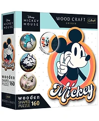 Trefl Wood Craft 160 Piece Wooden Puzzle - Disney's Mickey Mouse