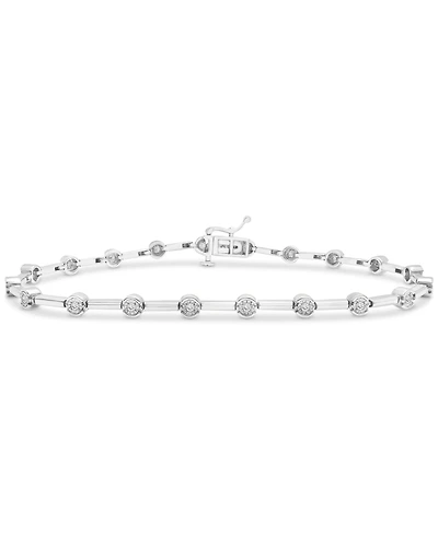 Diamond Bar Link Bracelet (1/2 ct. t.w.) 10k Gold
