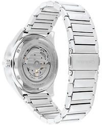 Calvin Klein Men's Automatic Silver Stainless Steel Bracelet Watch 44mm
