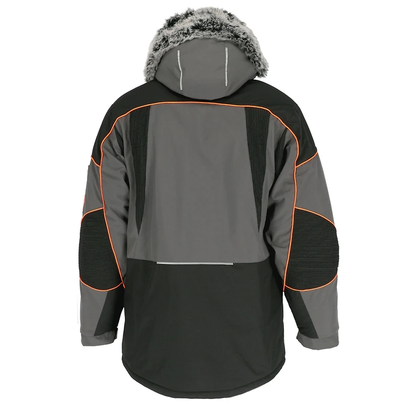 RefrigiWear Men's PolarForce Parka Insulated Winter Jacket, -40°F Comfort Rating, Water-Repellent & Wind-Tight
