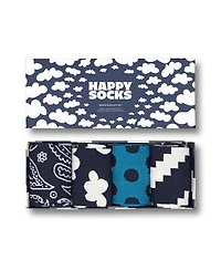 Happy Socks Moody Blues Gift Set, Pack of 4
