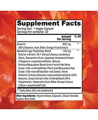 Reserveage Beautiful Legs, Skin Care Supplement for Smooth, Healthy Veins, Helps Reduce Spider Veins, 30 capsules (30 servings)
