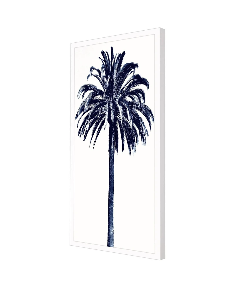 Palm Tree Blue Iii Framed Art