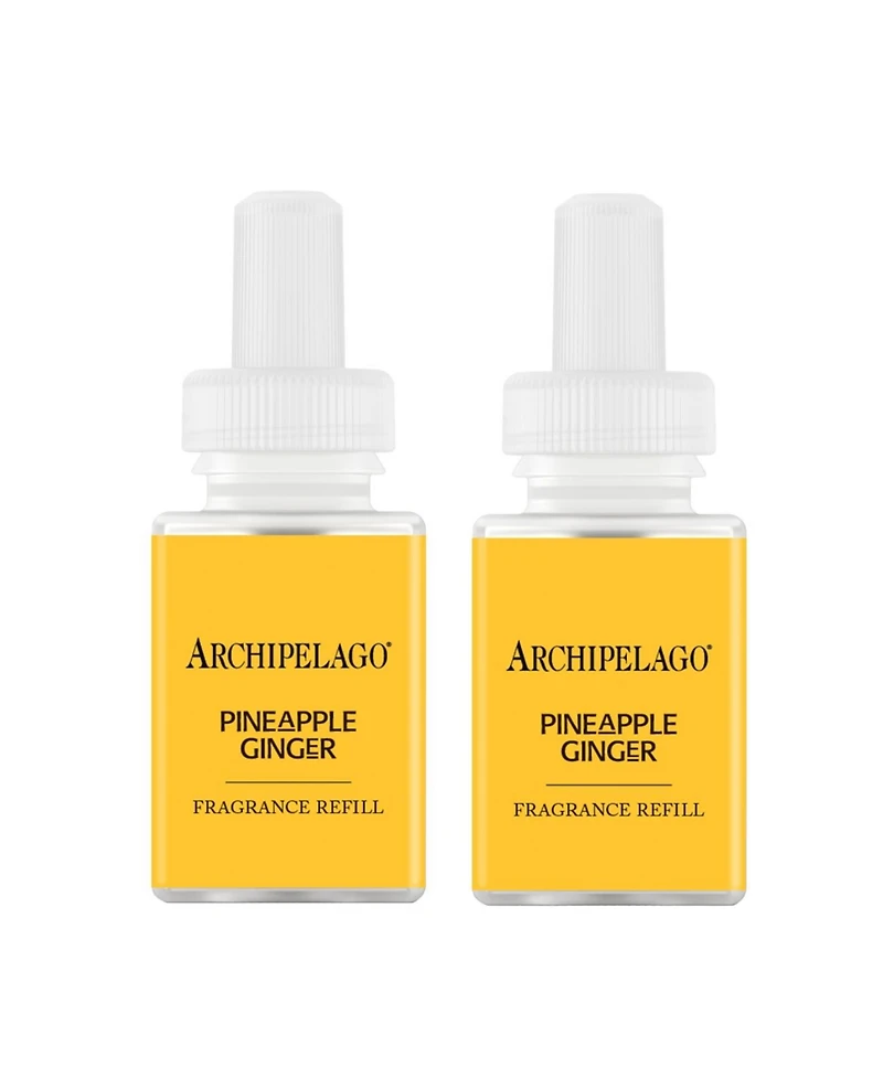 Pura and Archipelago - Pineapple Ginger - Fragrance for Smart Home Air Diffusers - Room Freshener - Aromatherapy Scents for Bedrooms & Living Rooms