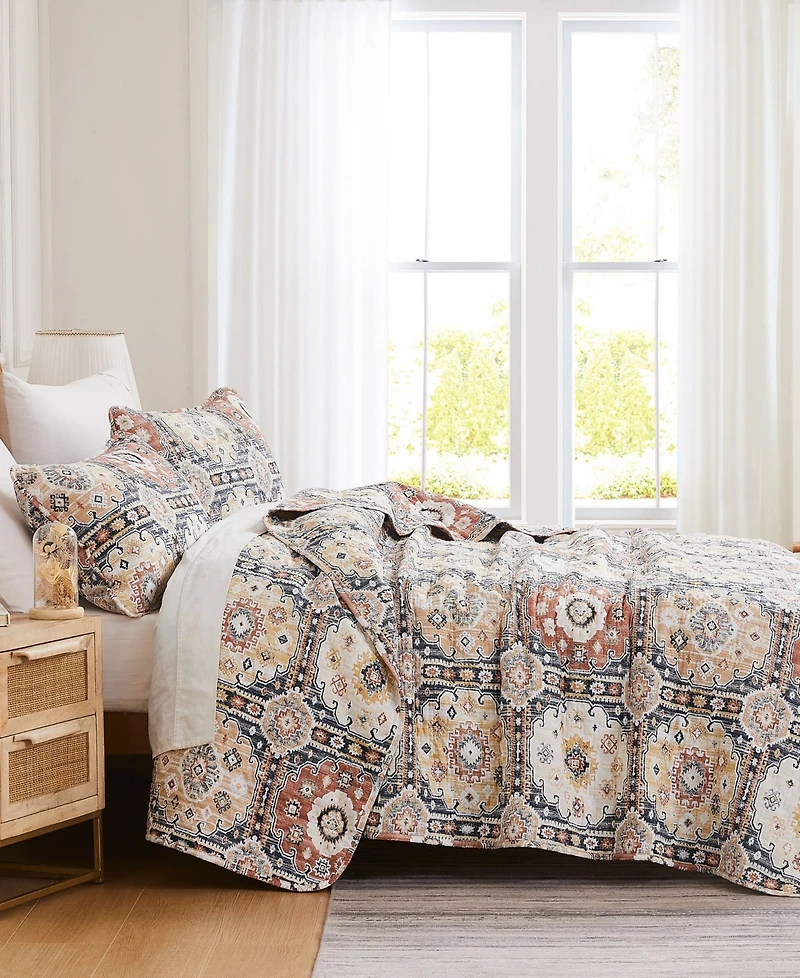 Southshore Fine Linens Kilim Oversized 3 Piece Quilt Set, King/California King