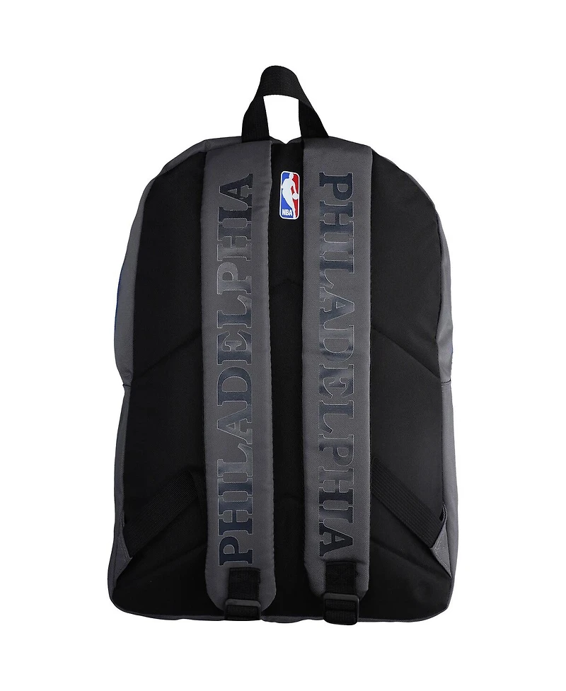 Men's and Women's Fisll Gray Philadelphia 76ers Backpack