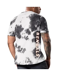 Men's Msx by Michael Strahan Black Cincinnati Bengals Freestyle Tie-Dye T-shirt