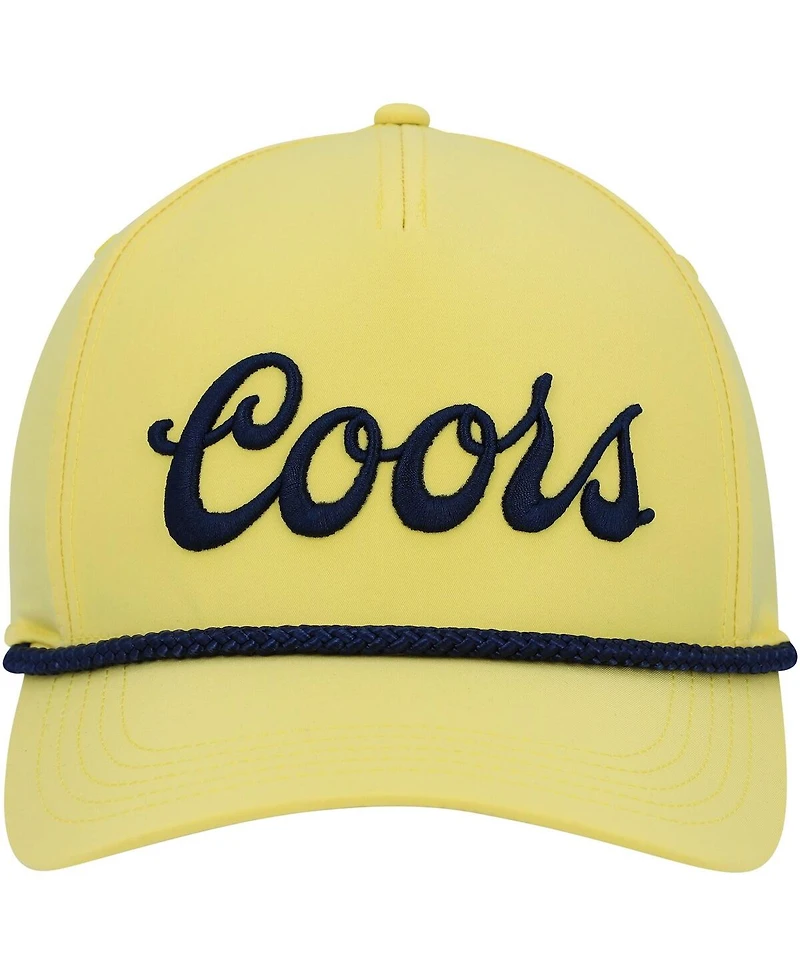 Men's American Needle Yellow Coors Traveler Snapback Hat