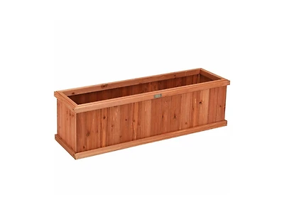 Wooden Decorative Planter Box for Garden Yard and Window