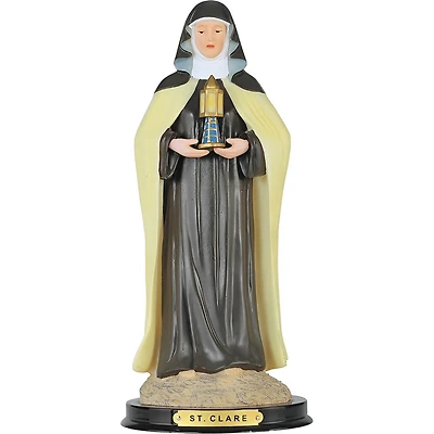 Fc Design 12"H Saint Clare Statue St. Clare of Assisi Holy Figurine Religious Decoration Home Decor Perfect Gift for House Warming, Holidays and Birth