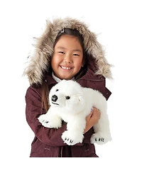 Folkmanis Soft Polar Bear Hand Puppet