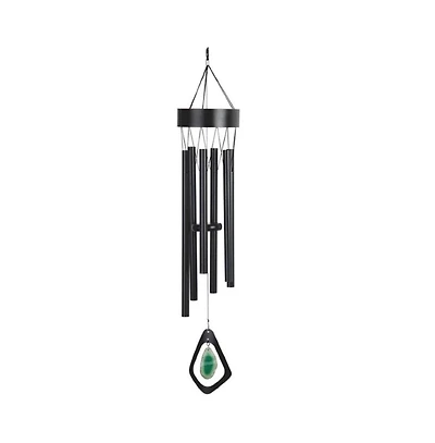 33" Long Black Metal Wind Chime