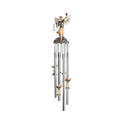 23" Long Archangel Uriel Round Top Wind Chime