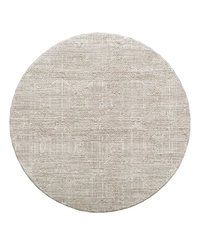Livabliss Masterpiece High-Low Mpc-2312 7'10" x 7'10" Round Area Rug
