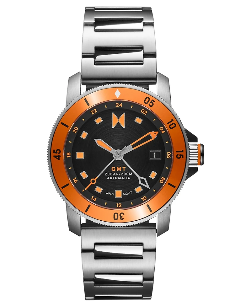 Mvmt Men's Cali Diver Automatic Stainless Steel Bracelet Watch 40mm