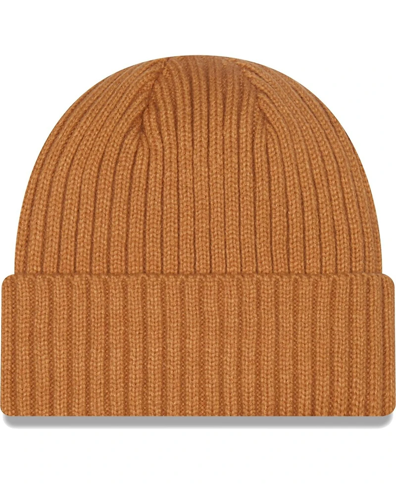 Men's New Era Light Brown Kentucky Wildcats Core Classic Cuffed Knit Hat
