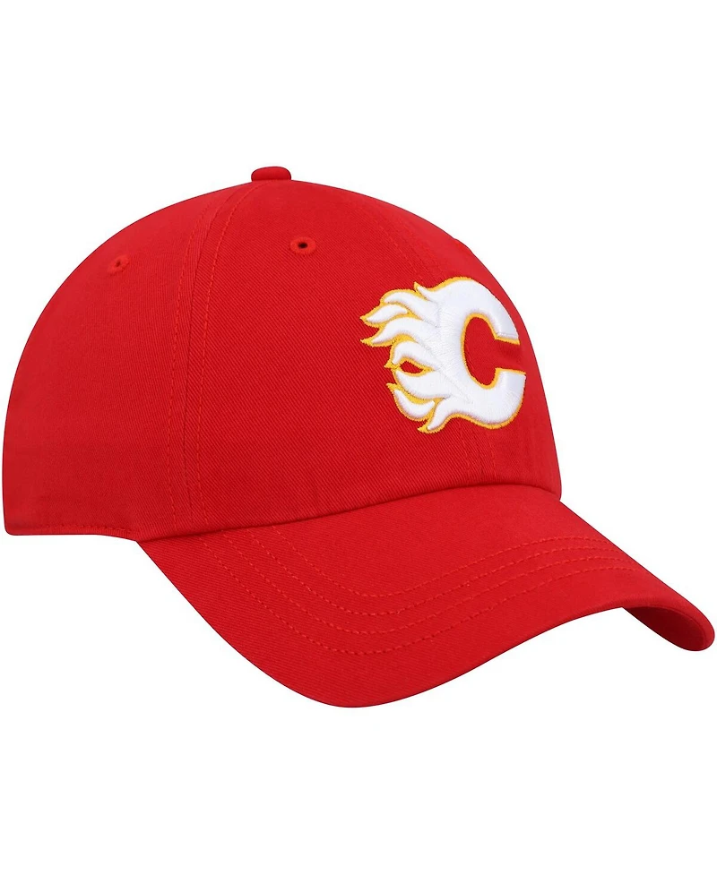 Women's '47 Brand Red Calgary Flames Team Miata Clean Up Adjustable Hat
