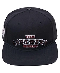 Men's Pro Standard Black Texas Southern Tigers Arch Over Logo Evergreen Snapback Hat