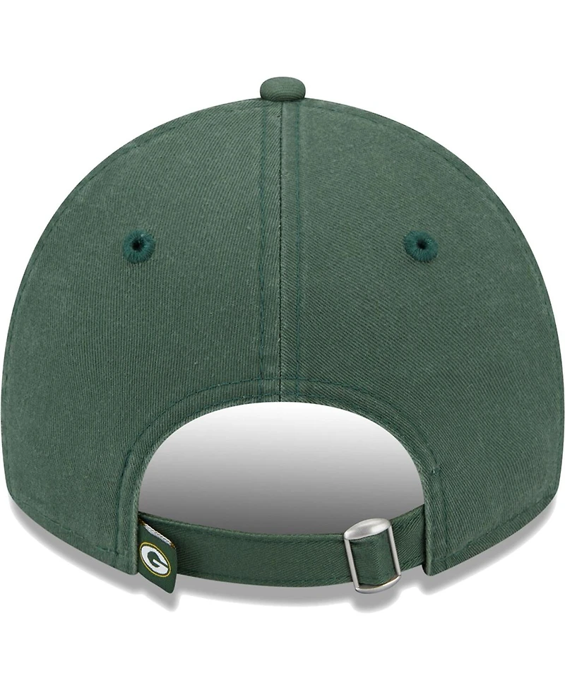 Women's New Era Green Green Bay Packers Leaves 9TWENTY Adjustable Hat