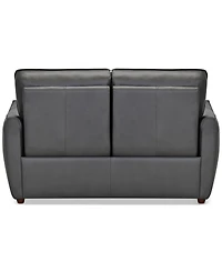 Polner 63" Leather Power Motion Loveseat, Created for Macy's