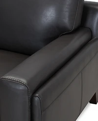 Jeddo 41" Leather Chair, Created for Macy's