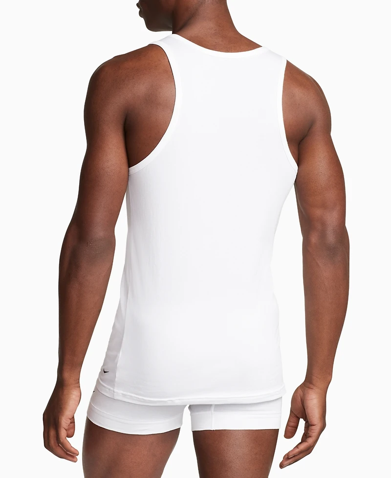 Nike Men's Slim-Fit 2-Pack Essential Stretch Tank Undershirts