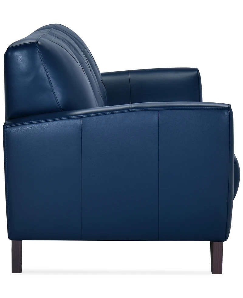 Myia 85" Leather Sofa, Created for Macy's