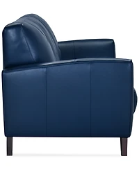 Myia 85" Leather Sofa, Created for Macy's