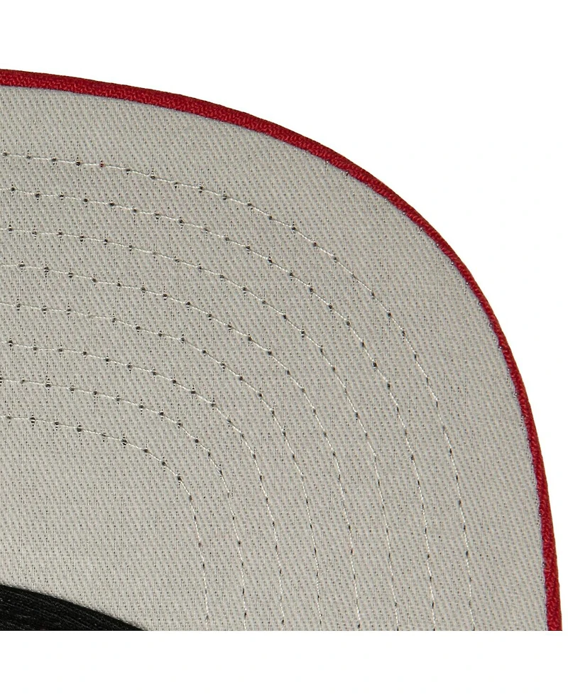 Men's Mitchell & Ness Red Chicago Bulls Champ Stack Snapback Hat
