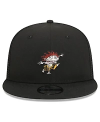 Men's New Era Black The Wild Thornberrys Donnie Thornberry Trucker 9FIFTY Snapback Hat