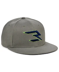 Men's Gray, Navy Nike 3BRAND by Russell Wilson Fashion Snapback Adjustable Hat