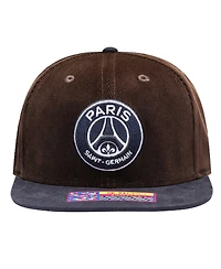 Men's Brown Paris Saint-Germain Cognac Snapback Hat