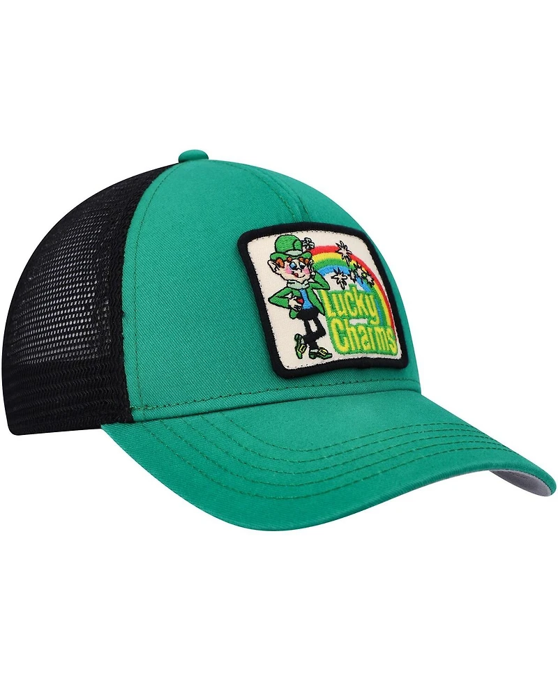 Men's American Needle Green, Black Lucky Charms Valin Trucker Snapback Hat