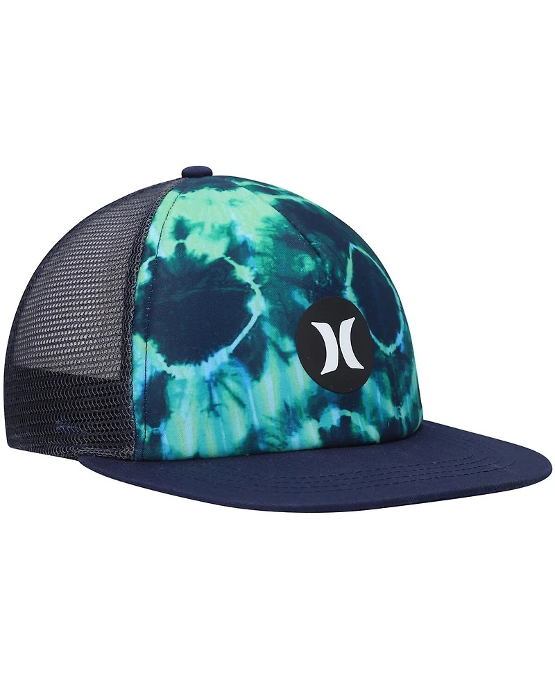 Men's Hurley Navy Balboa Trucker Snapback Hat