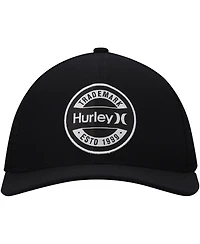 Men's Hurley Black Charter Trucker Snapback Hat
