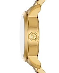 Tory Burch Women's The Tory Gold-Tone Stainless Steel Stainless Steel Bracelet Watch 34mm
