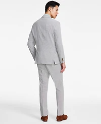 Kenneth Cole Reaction Men's Slim-Fit Mini-Houndstooth Suit