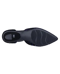 Impo Women's Edmee Pointed Toe Kitten Heel Ankle Strap Pumps