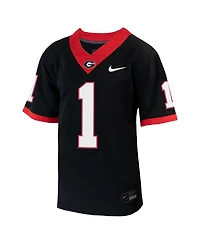 Toddler Boys and Girls Nike #1 Black Georgia Bulldogs Untouchable Football Jersey