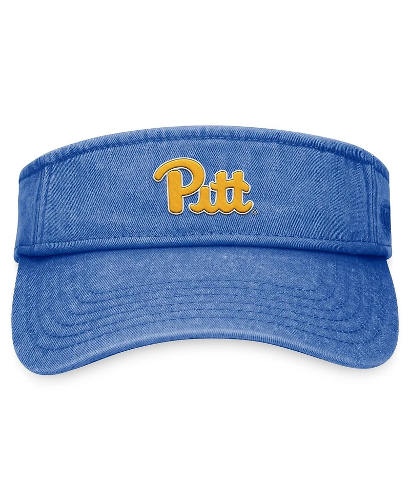 Men's Top of the World Royal Pitt Panthers Terry Adjustable Visor