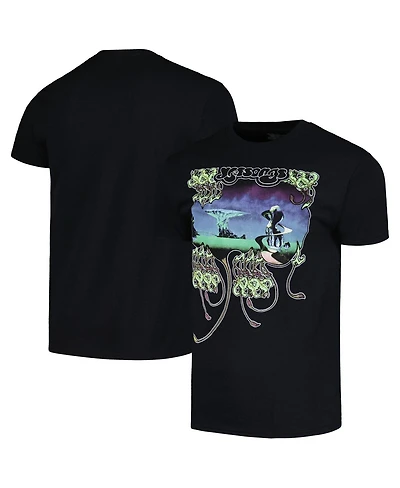 Men's Manhead Merch Black Yes Yessongs Graphic T-shirt