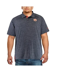 Men's Colosseum Navy Auburn Tigers Big and Tall Down Swing Polo Shirt