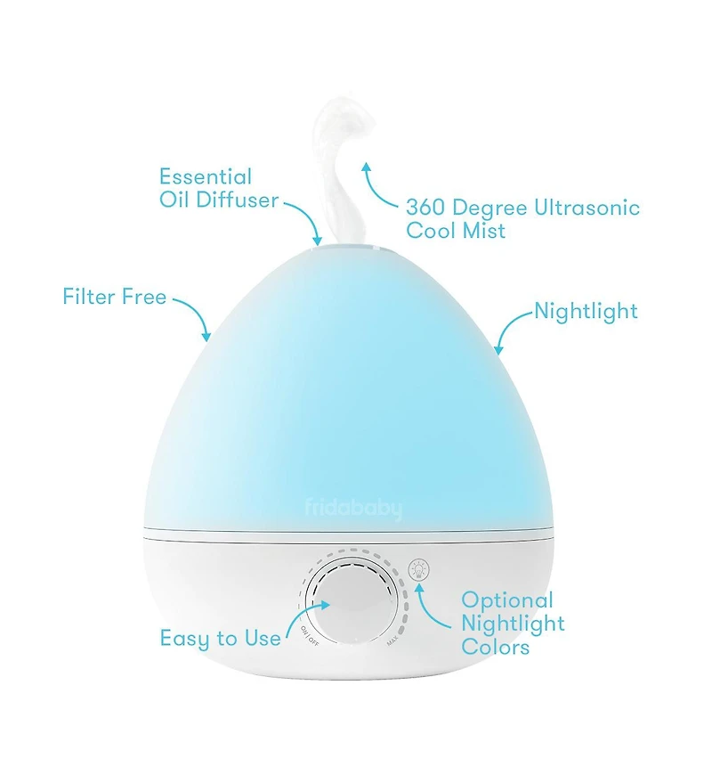Frida Baby 3-in-1 Humidifier with Diffuser and Nightlight by Frida Baby