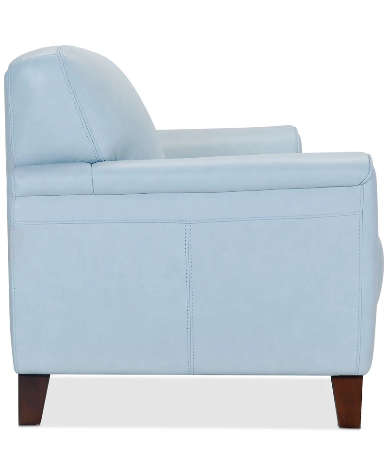Closeout! Ashlinn 84" Pastel Leather Sofa, Created for Macy's