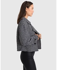 Belle & Bloom Women's Power Over Me Tweed Jacket