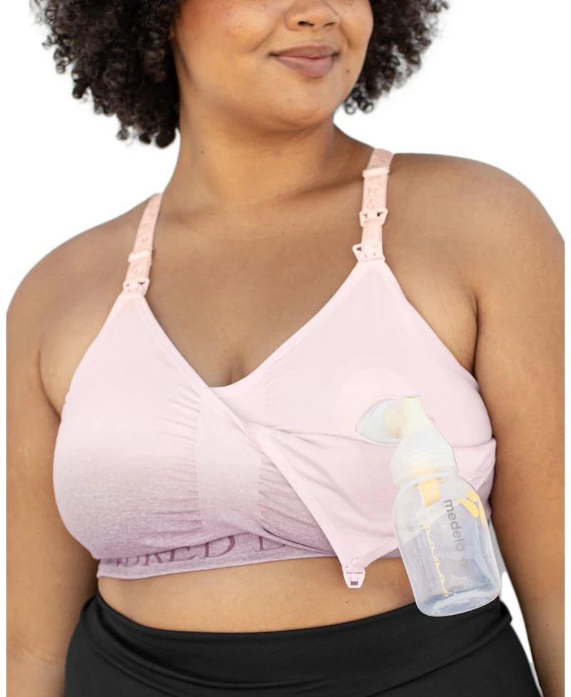 Kindred Bravely Plus Busty Sublime Hands-Free Pumping & Nursing Sports Bra Fits 42E-46I