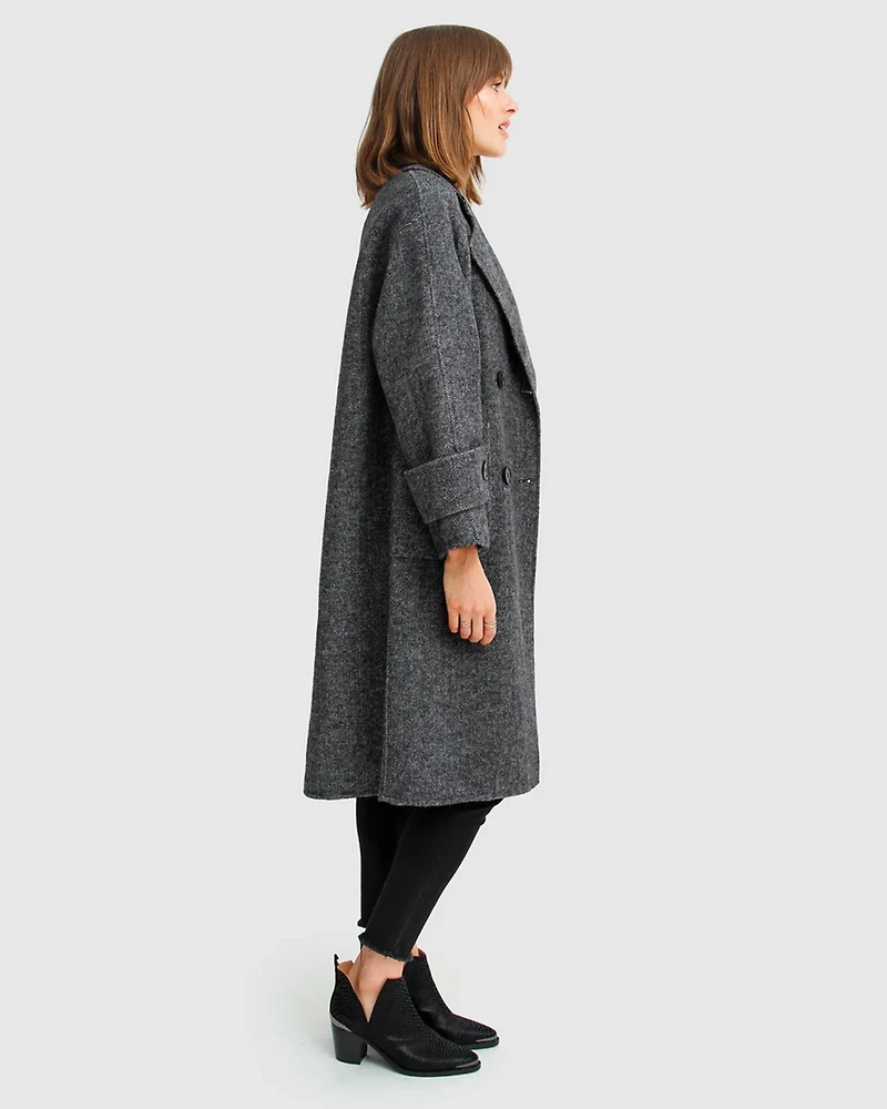 Belle & Bloom Women's Rumour Has It Oversized Wool Blend Coat