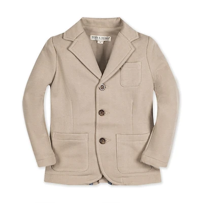 Hope & Henry Big Boys Fleece Suit Blazer
