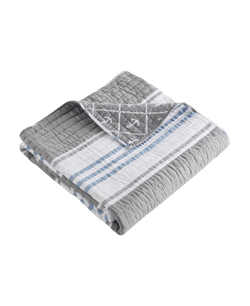 Levtex Provincetown Reversible Quilted Throw, 50" x 60"